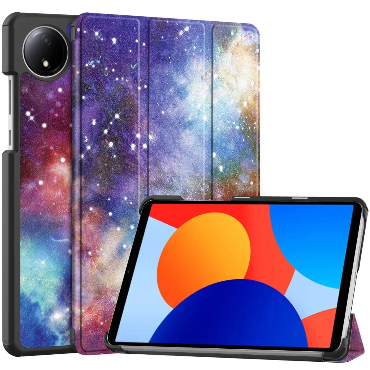 Sleek Magnetic Trifold PU Leather Stand Cover