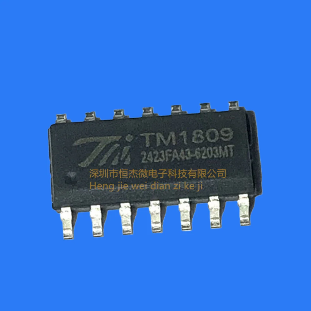 5PCS/새로운 오리지널 TM1809 패키지 SOP-14 슬라이드 랜턴 9 채널 LED 드라이버 제어 IC 칩