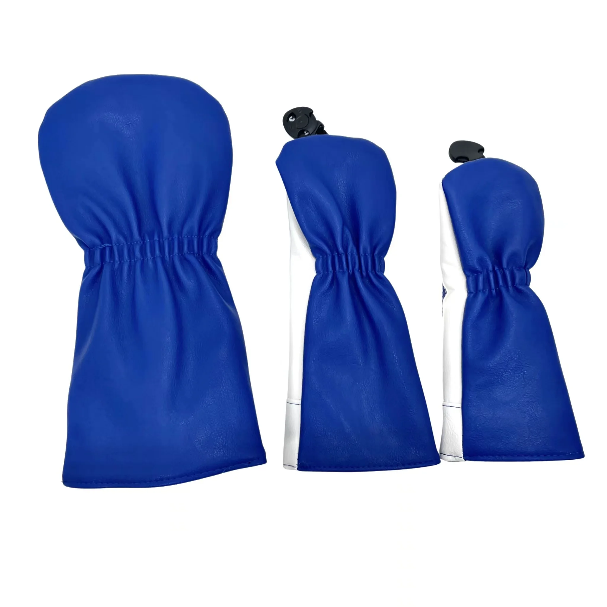 Golf stripe pattern Head cover Driver Head Covers Fairway Wood Head Covers Hybrid Head Covers Wood Head cover Pu Leather 2