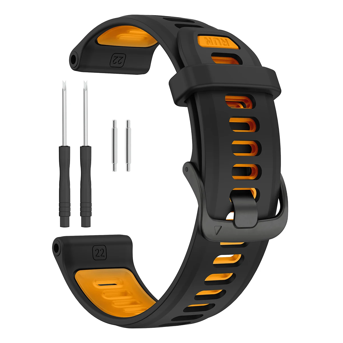 Two-Tone Silicone Sports Wristband Bracelet Accessories