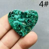 South African Gemstone Malachite heart-shaped Beautiful Pattern Natural Mineral Specimen Geode Crystal Home Room Decoration 2