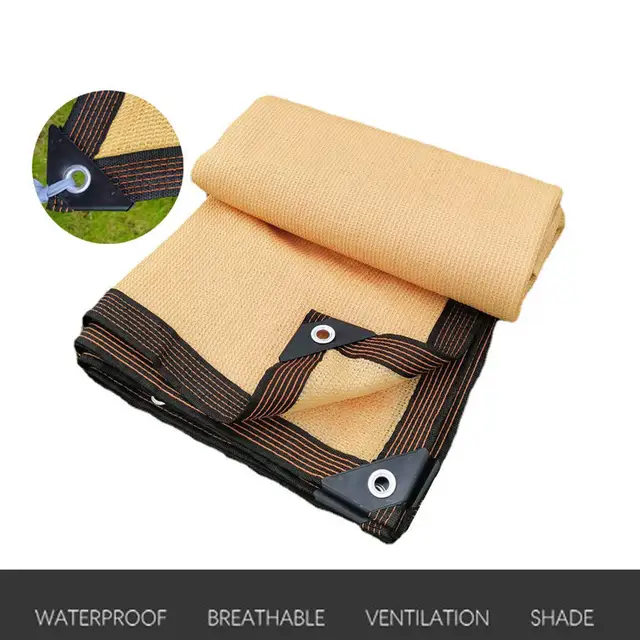 Terasz Háztáji Napsütéses Háló Grommhets Vízálló Erős Árnyékolás Szakítószilárdságú Shadecloth Az Udvar Kertjének Üvegházához - Image 6