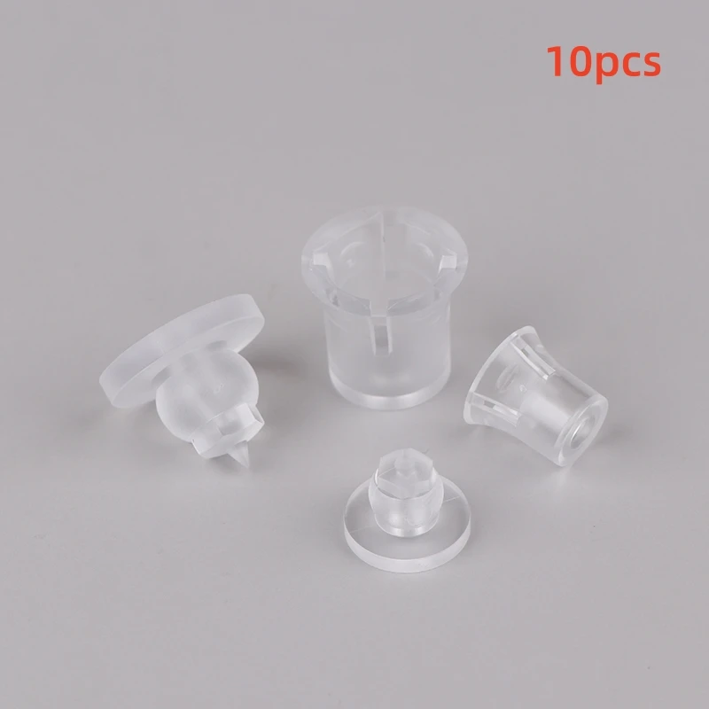 10PCS PC Translucent Advertising Nail Glass Nail Bracket Invisible Plastic Screw Frosted Screw