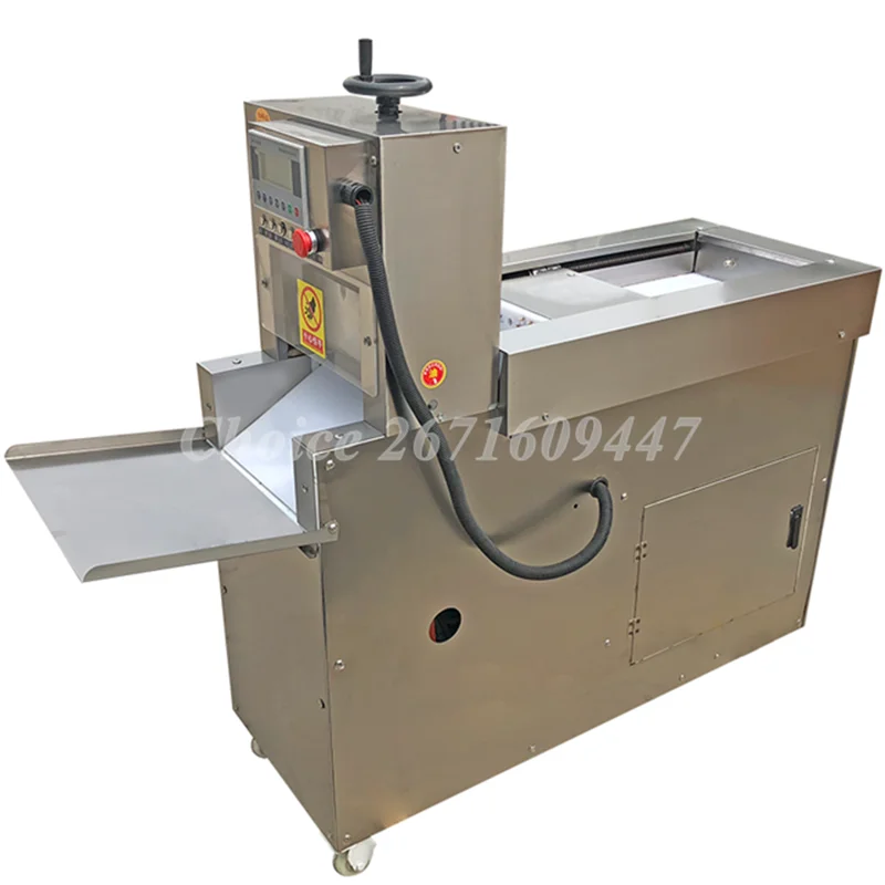 Full Automatic Frozen Meat Cube Slicing Machine Beef Sheep Pork Meat Cutting Slicer Machine with Hot Pot