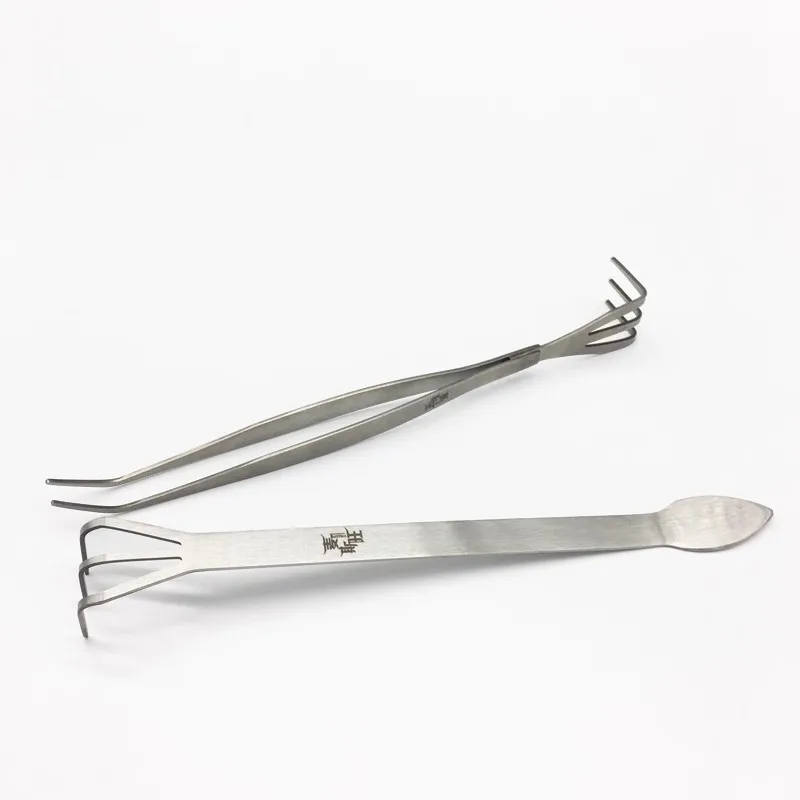 2 In 1 Bonsai Rake Gardening Tool Steel Succulent Bonsai Spatula Protable Handheld Loosen Soil Root Rake Garden Tools 3