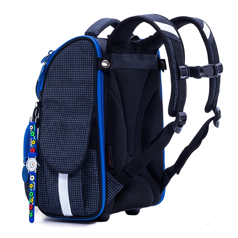 Orthopedic School Backpack For Boys 3D Cartoon Football School Bag Children 1 Grade Backpacks Kids Satchels Bookbag Russia Brand 3