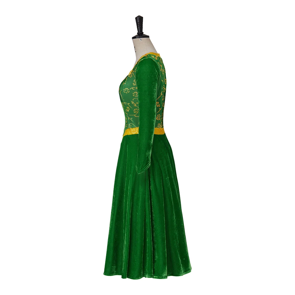 green emerald velvet dress Green Satin Velvet A-Line Flower Girl Dress Beaded Ruffle