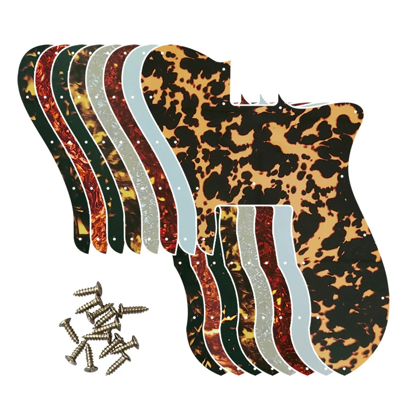 

xinyue Custom Guitar Pickgaurd - For '72 Custom RI Tele No Control Hole Blank Guitar Pickguard Scratch Plate Multicolor Options