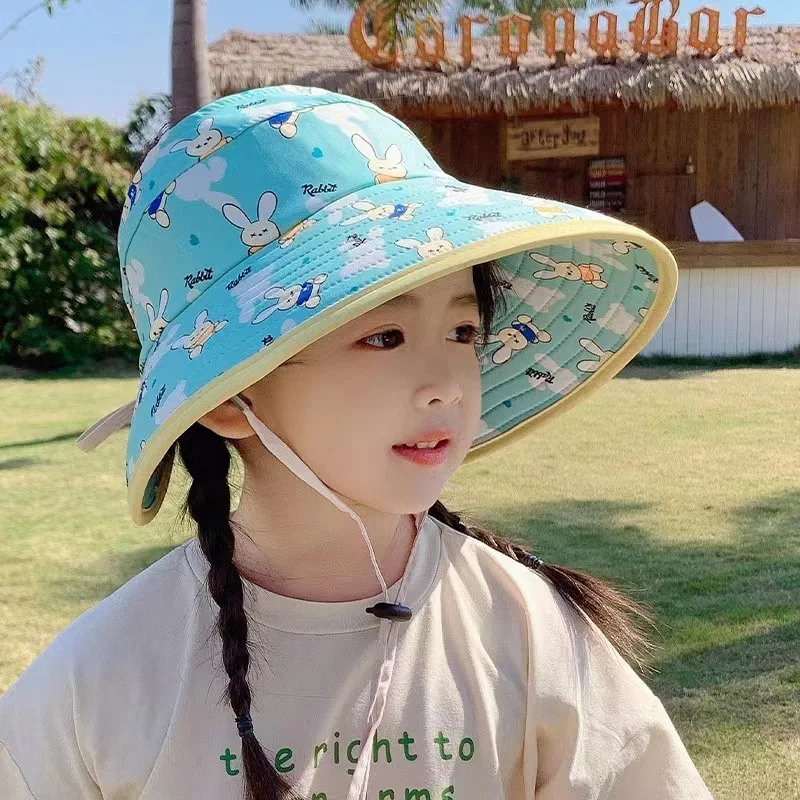 Sombrero de ala grande para niños, gorros para el sol al aire libre,  sombreros de cubo para niños, sombrero de playa para niños, sombrero de  dibujos