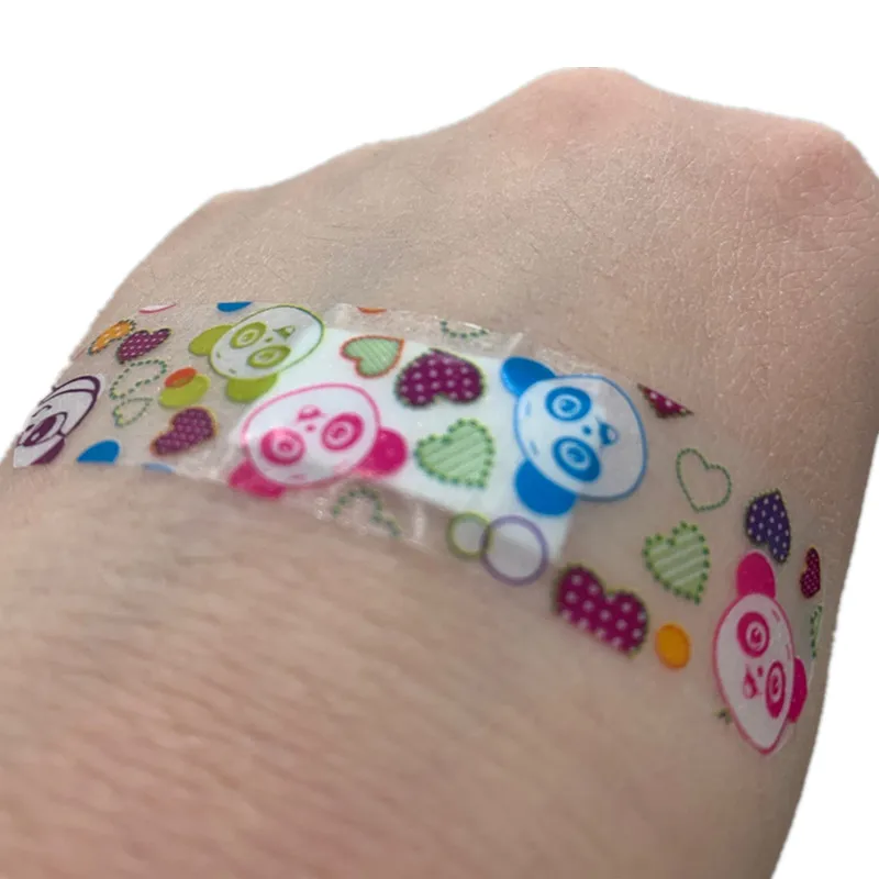 Cartoon Animal Band Aid 100pcs/set Kawaii Wound Dressing Plaster for Children Adhesive Bandages Strips First Aid Emergency Patch medical wound dressing wound plaster patches medical wound paster medical bandages medical bandaids