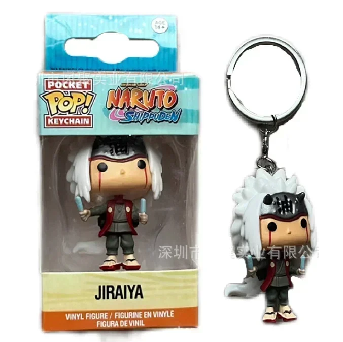 thumbnail image 1 of Funko POP NARUTOs Pain Kurama Sasuke Kakashi Minato Namikaze Itachi con cuervos Sasuke Uchiha llavero de bolsillo modelo juguetes regalos, 1 of 5