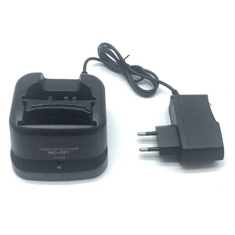 ICOM BC-137 Fast Rapid Dock Charger for IC-A6 IC-A24 IC-V8 IC-V82 IC-U82 IC-F3GT IC-F4GT IC-F30GT IC-F40GT BC-144N BP-209N Radio