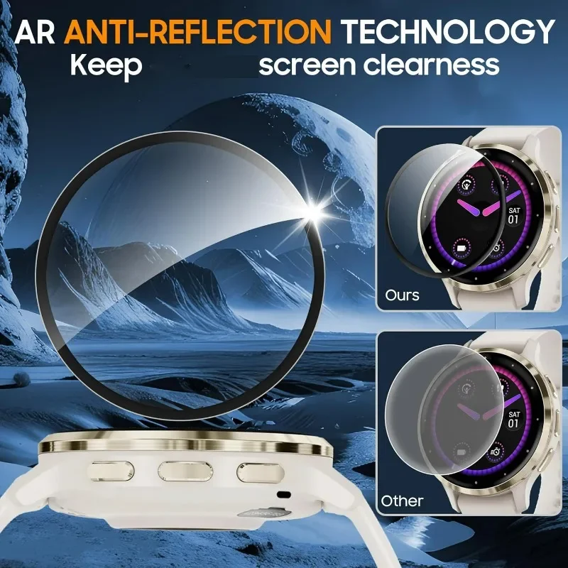 for Garmin Venu4 41MM 45MM Screen Protectors Anti-scratch Smartwatch Protective Cover 3D Coverage Films for Garmin Venu4 41/45MM
