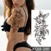 Waterproof Temporary Tattoo Sticker Magpie Peony Flower Cute Pattern Body Art Arm Fake Tattoos Sleeve Women Men Chest Waist Legs 1