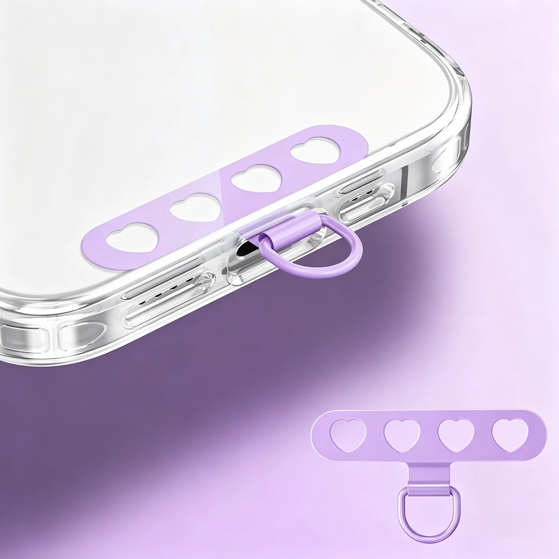 Durable Metal Phone Lanyard with Rotating Strap Connector