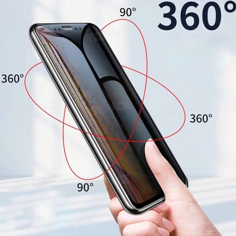 Protection écran Verre Trempé Anti-espion Pour IPhone – Transparent Et Discret