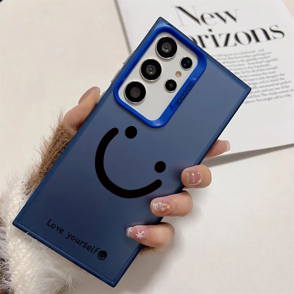 Silver Smile Cheeks Shockproof Phone Case - Durable Hard Cover
