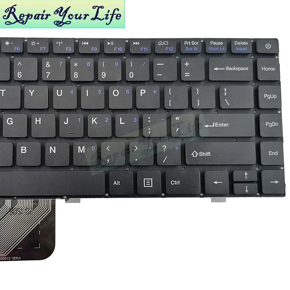 Teclado para Notebook Eua Umax Visionbook 13wa Ultra Umm23013u Dk290e 342900012 Inglês Pride-k3789 - Imagem 6