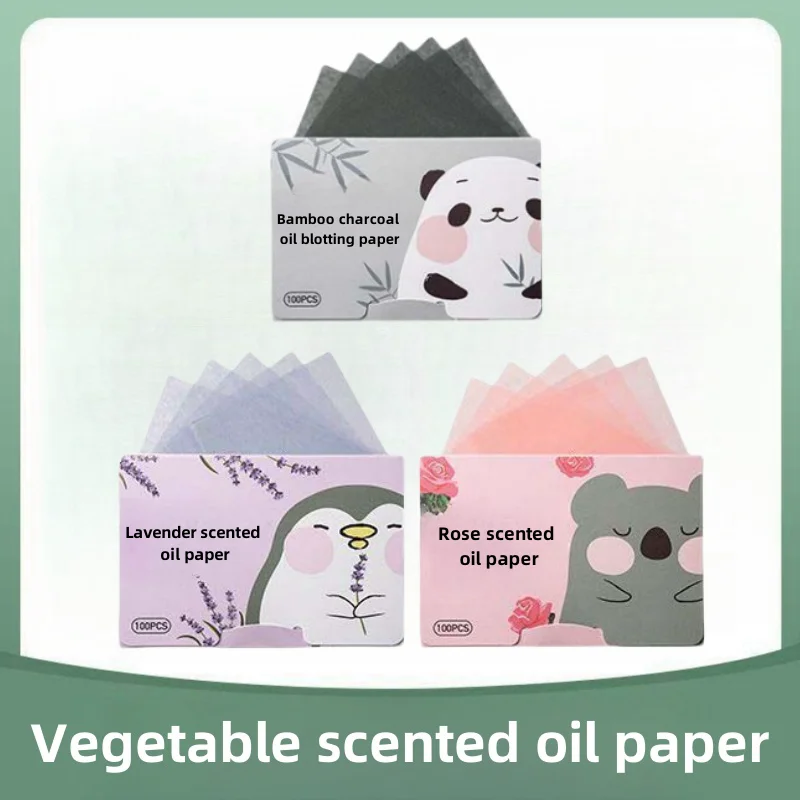 100sheetsFaceOilAbsorbingPaperFaceWipesAntiGreasePaperFacial