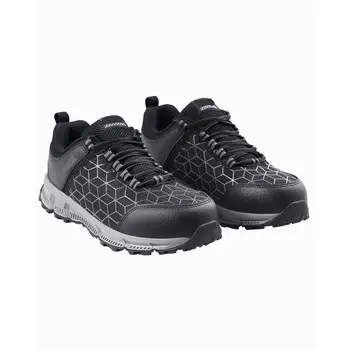 Per uomo Sneakers larghe con punta in acciaio Taglia 11 Scarpe antinfortunistiche leggere nere per l'edilizia e l'uso esterno Atletico durevole