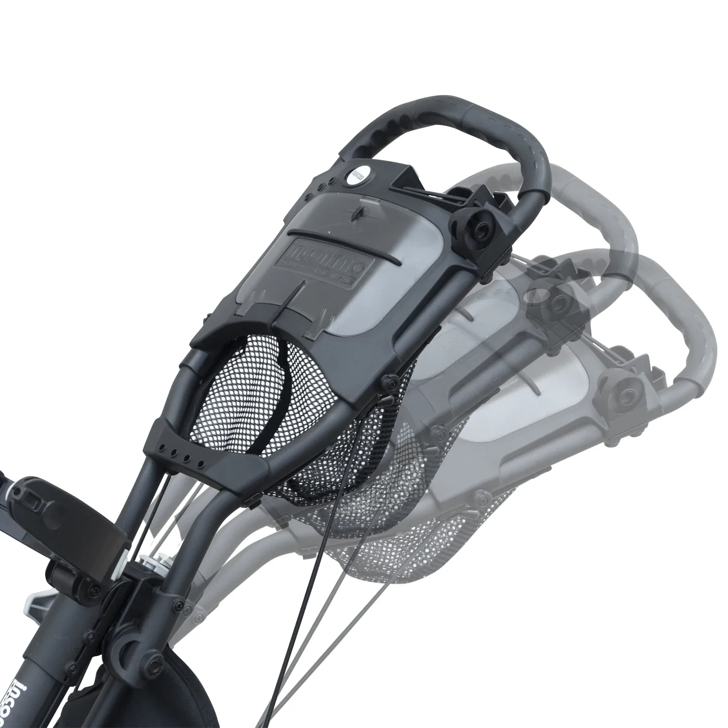 Golf bag trolley, universal adjustment tricycle foldable