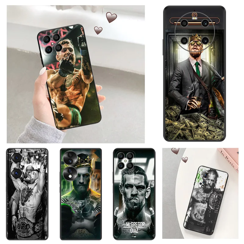 Per Honor 90 70 X9A X8 5G 8X X7 X6 X8A Magic 5 4 20 Lite 20I Pro Conor Mcgregor Cover Morbida Opaca Per Telefono