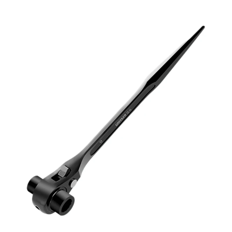 

10-32mm Ratchet Wrench Pointed Socket Adjustable Socket Adapter Hand Tool Pointed Ratchet Wrench Dual-use Torx Wrench L9BE