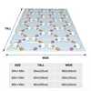 Final Fantasy Moogles Flannel Blanket 3D Art Anime cartoon Customized Throw Blanket for Home 125*100cm Plush Thin Quilt 6