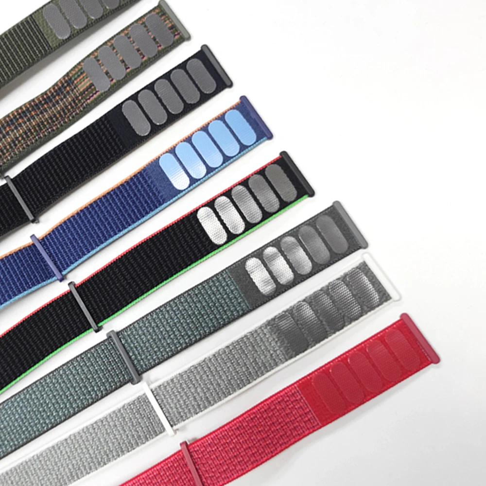 Breathable Nylon Loop Sports Band with Quick Release - 20mm/22mm Strap