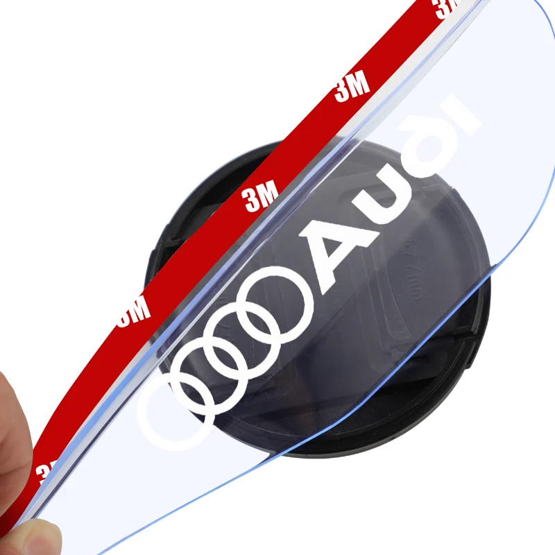 Car Rearview Mirror Rain Shield and Sun Visor with Logo