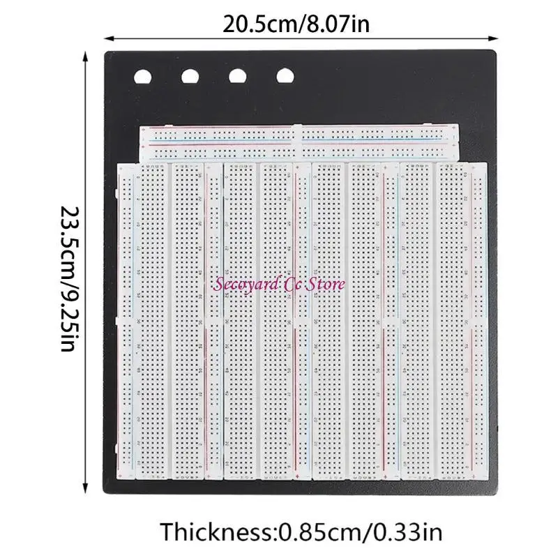 N3UC 무납땜 브레드보드, 3220 삽입 구멍 전자 프로젝트 회로 테스트 보드 ZY208 MB102 세트