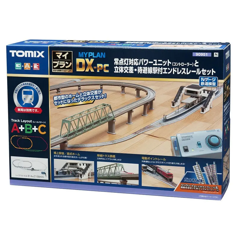 TOMIX N-type 1/150-160 Train Accessories A+B+C Set Three