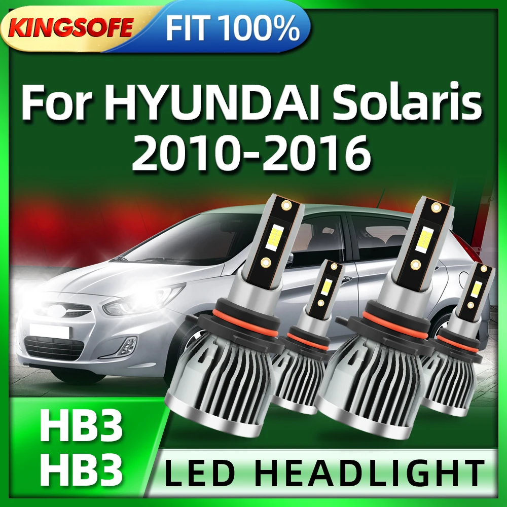 

Roadsun Led 26000LM Bulb Car Headlight 9005 HB3 6000K High Low Beam For HYUNDAI Solaris 2010 2011 2012 2013 2014 2015 2016