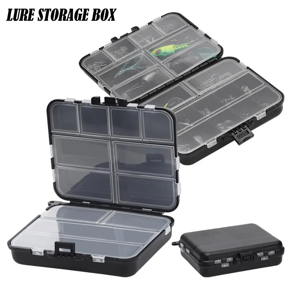 Fishing Tackle Bait Storage Boxes,with Multiple Compartments For Hooks Lures And Baits Portable Mini Utility Lures Fishing Box