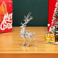 Steel demon animal animal zodiac god stainless steel metal DIY assembling model three-dimensional jigsaw mini ornaments 1