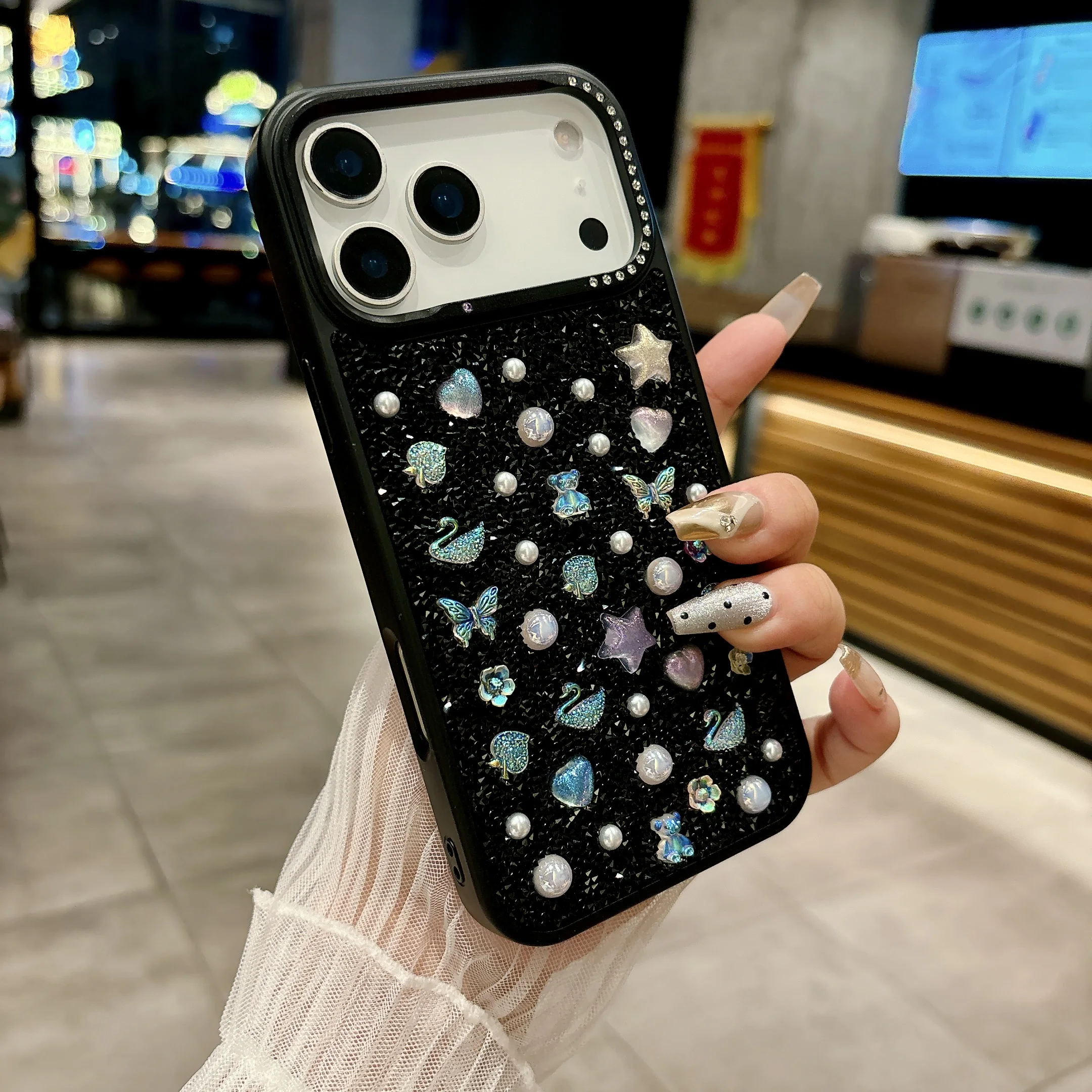 Luxury Glitter Rhinestone Phone Case - Shiny Bling Girly Shockproof Cover
