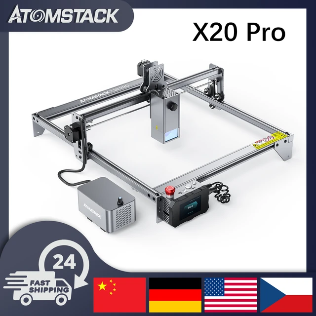 ATOMSTACK MAKER S30 X30 A30 PRO Laser Engraver 33W Engraving Machine  Automatic Air-Assist Pump APP CNC Cutter For Wood Metal - AliExpress