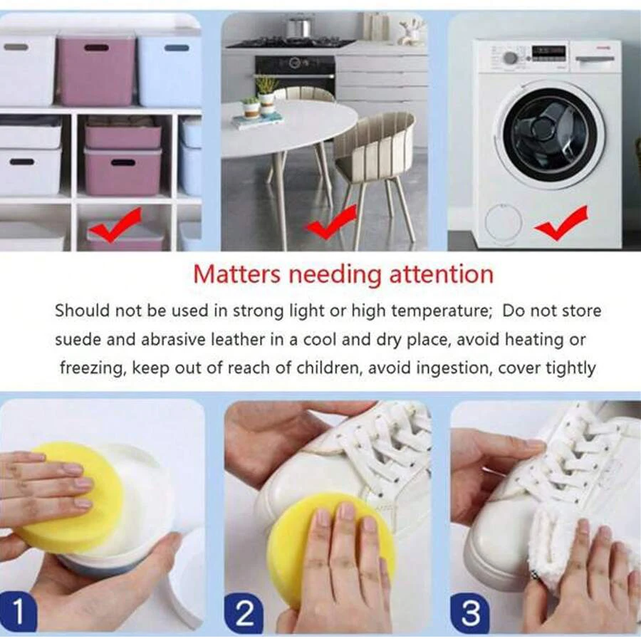 Disposable Shoes Cleaning Wipes Portable Sneaker Quick Wipe Cleaning Tools Shoe Cleaner Eraser and Refresher 12/36/60/96/120PCS 4