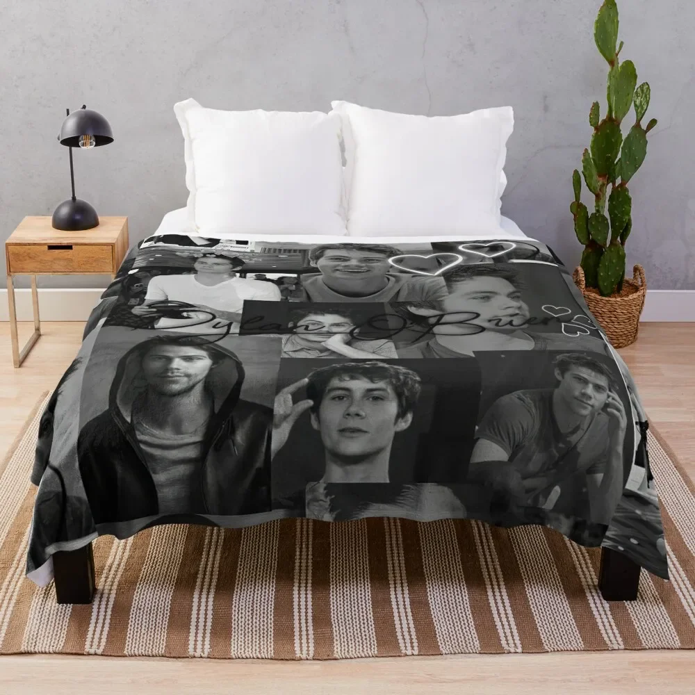 

Dylan O'Brien Throw Blanket anime Tourist Soft Blankets