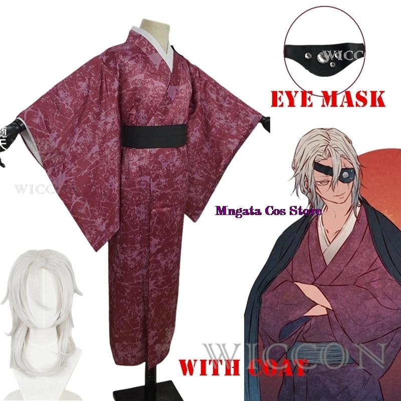 

Uzui Tengen Fantasy Anime Demon Cosplay Slayer Costume Disguise Adult Men Cosplay Roleplay Eye Mask Outfits Male Halloween Cloth