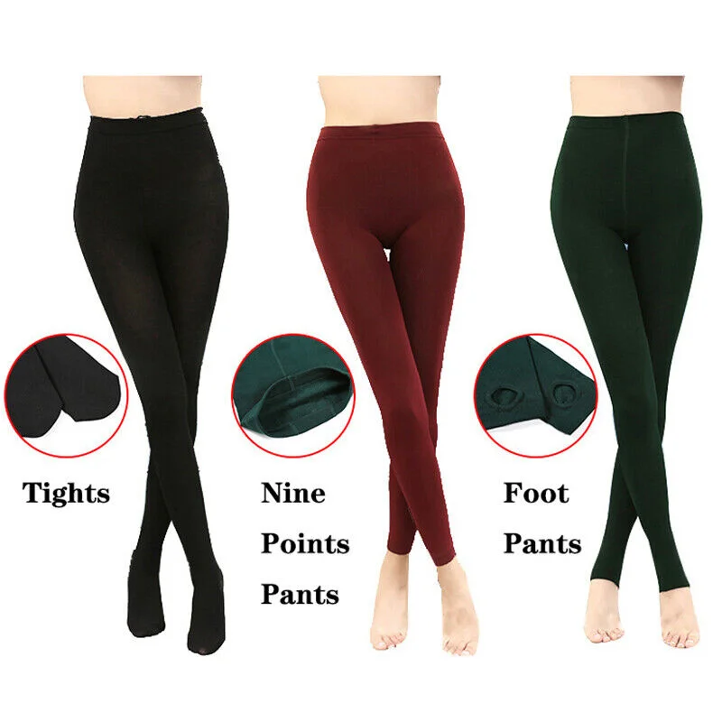 Winter Thermal Leggings Gym Brushed Pants Women'S Seamless Fleece Warm  Tights With Pocket Slim Casual Fitness Sports Leggings - AliExpress