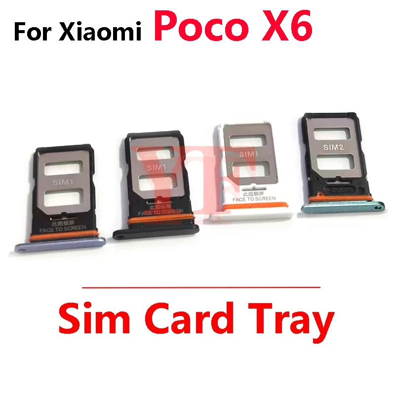 Tiroir Carte SIM De Remplacement Pour Xiaomi Poco X6 Pro 5G - Qualité Origine, Avec Outil D'éjection