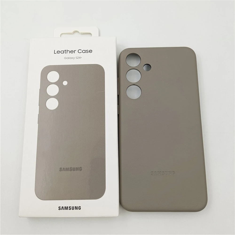 thumbnail image 1 of Nueva funda de cuero para Samsung Galaxy S24 Ultra/S24 Plus/S24 de alta calidad con botón de llave lateral, funda protectora completa de cuero, 1 of 5