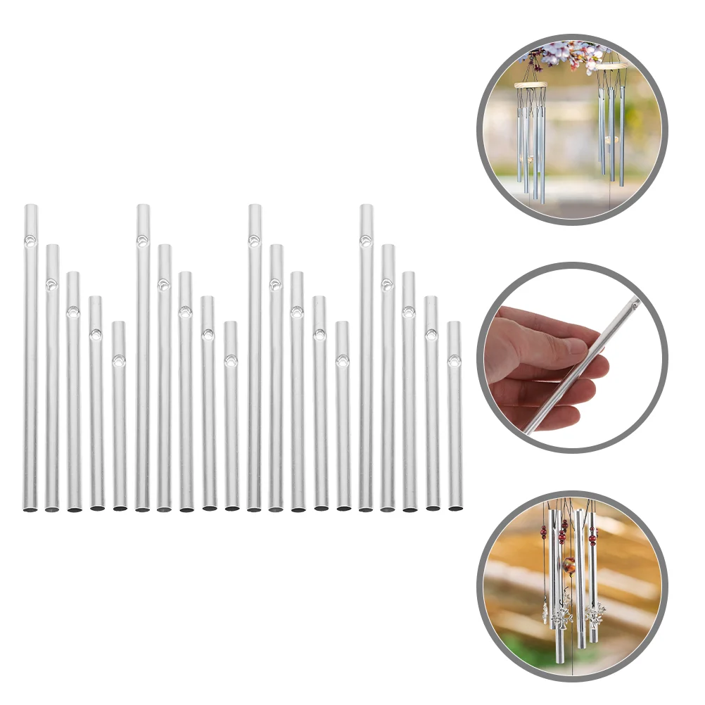 

4 Sets of Wind Chime Replacement Tubes DIY Wind Chime Tubes Garden Chime Tubes Replacements