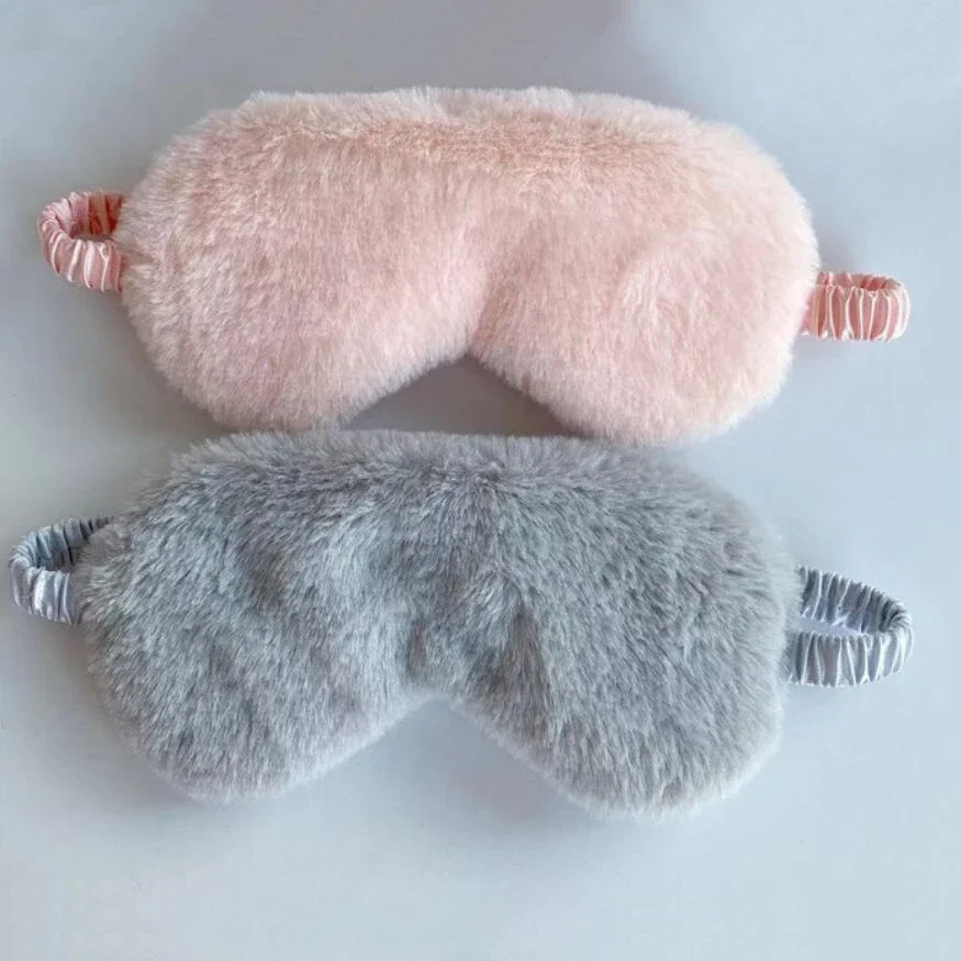 Sleeping Mask Sleeping Blindfold Soft Plush Eye Masks Cute Love Cloud Eye Cover Plush Mask Eyepatch Nap Health Eye Cover 3