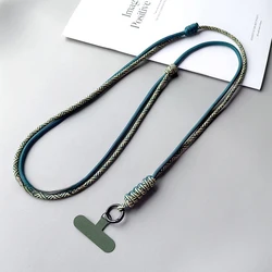 Braided Adjustable Crossbody Phone Lanyard with Anti - Loss Neck Strap (A5)