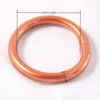 2pcs/set Jelly Bangles Bracelet for Women 9MM Exaggerated Round Bangle Senior Year 3