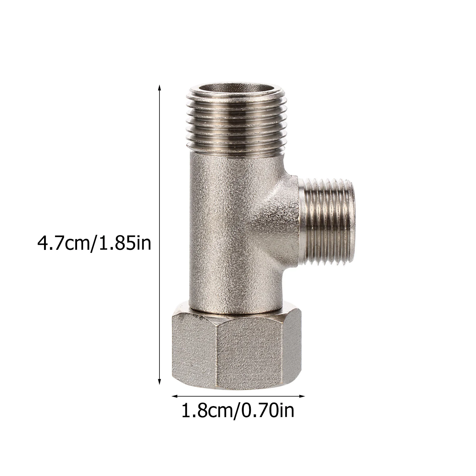 2pcs 3 Way Water Diverter 3-Valve Water Separator for Shower Head Toilet Bidet