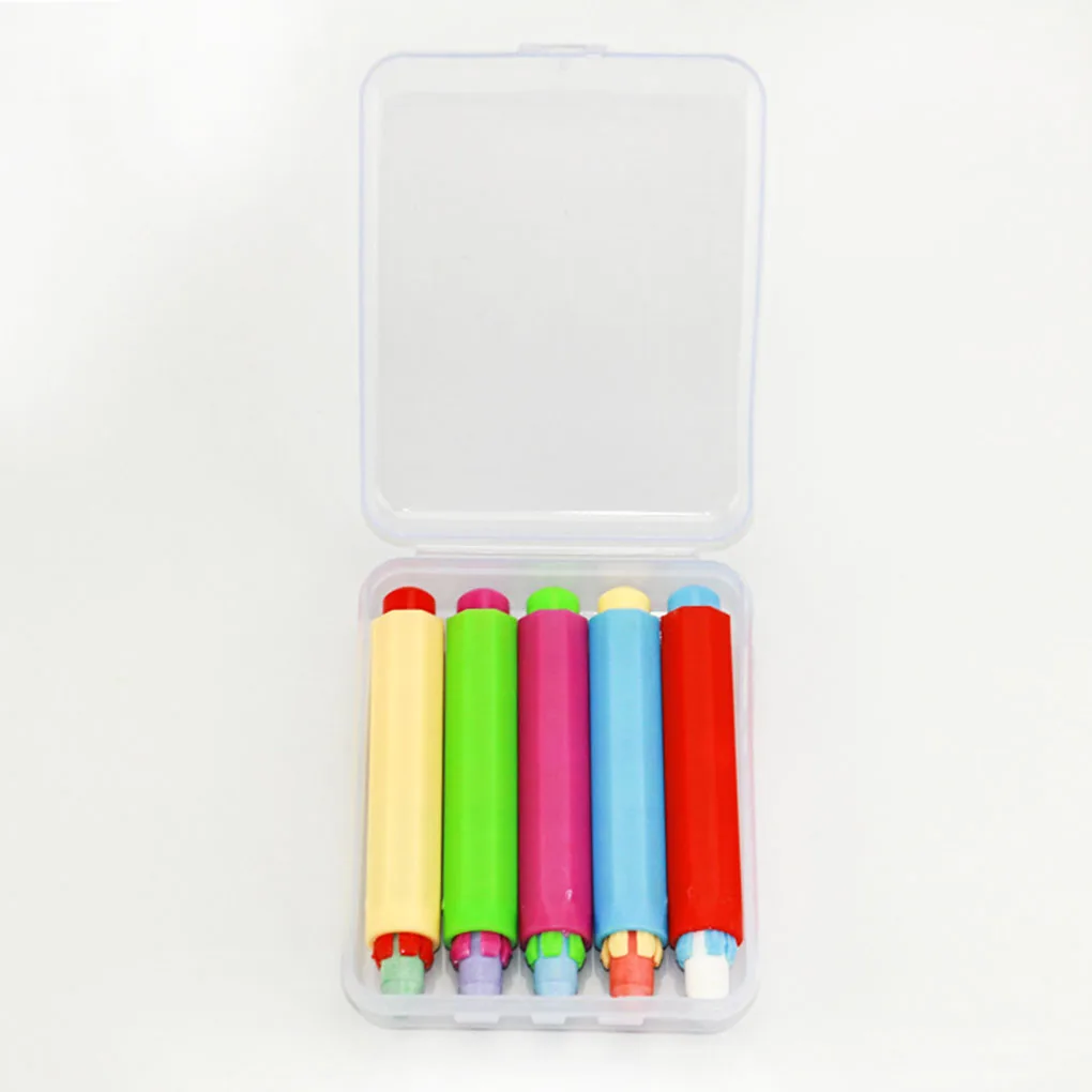 5pcs Chalk Holder School Accessories Classroom Blackboard Chalks Clip Fixing Device chalk holder
