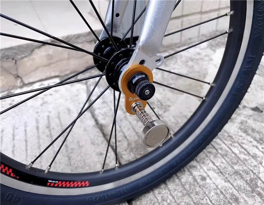 Bicycle Frame Litepro Folding Bike Magnet Fixing Bracket Folding Bike Frame Wheel Fixed Mount Bicycle Accessories